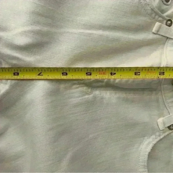 Rag & Bone Dash Slouchy Skinny White Distressed Jeans - Picture 8 of 10